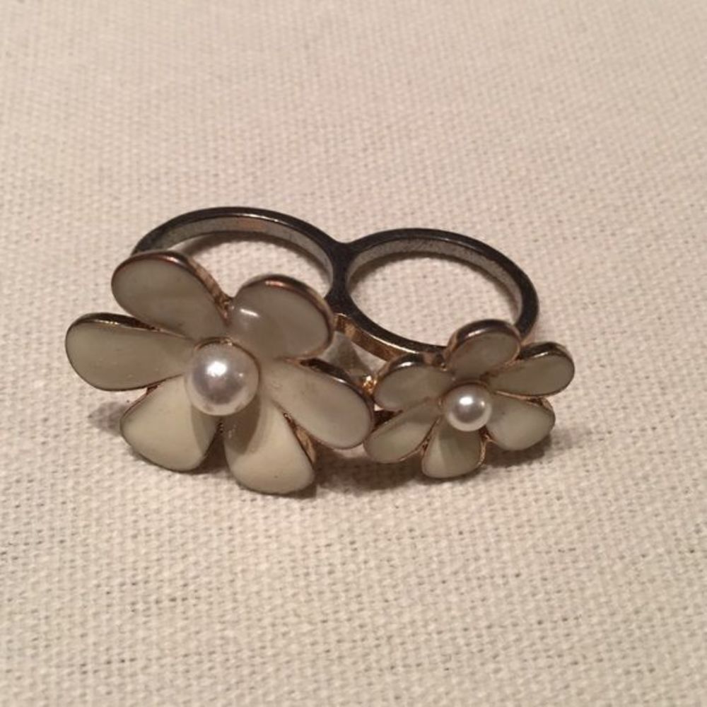 Flower Double Ring